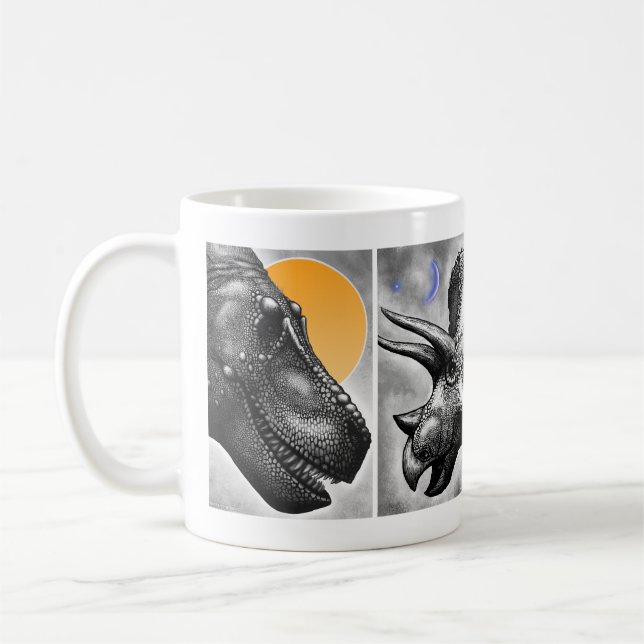 Dinosaur Portraits Mug (Left)
