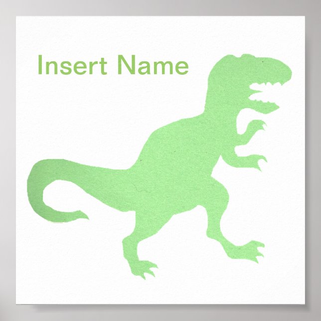 Dinosaur Poster (Front)