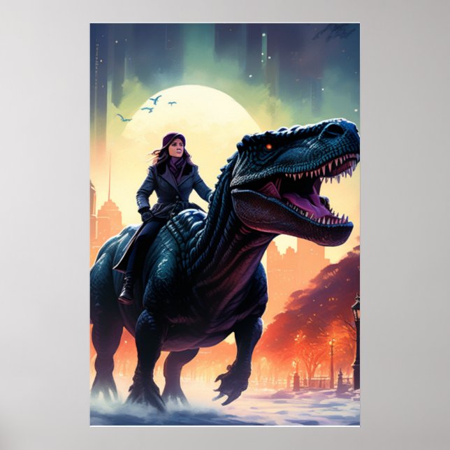 Dinosaur Posters for Adults or Kid's Room (Front)