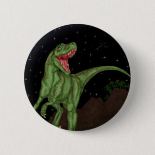 Dinosaur - Prehistoric Night 6 Cm Round Badge