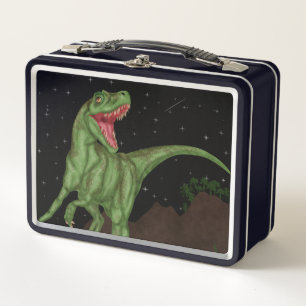 Dinosaur - Prehistoric Night Metal Lunch Box