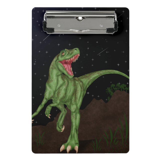 Dinosaur - Prehistoric Night Mini Clipboard (Front)