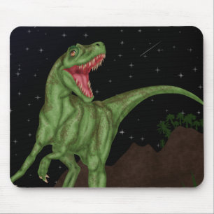Dinosaur - Prehistoric Night Mouse Pad