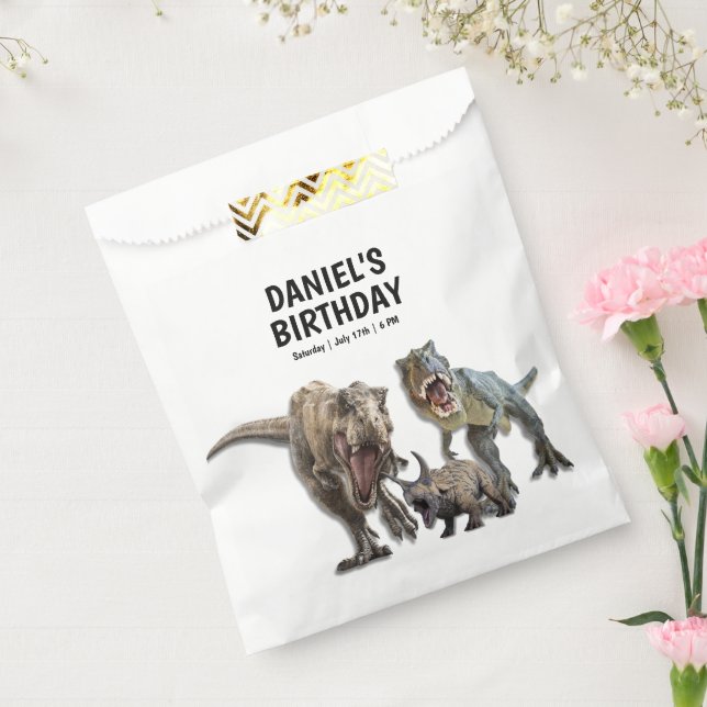 Dinosaur Printable birthday party, Dino Party Favour Bags (Sealed)