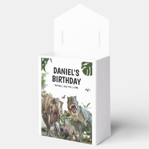 Dinosaur Printable birthday party, T rex Birthday Favour Box