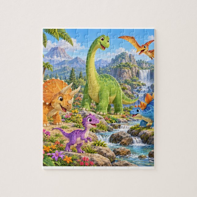 dinosaur puzzle (Vertical)