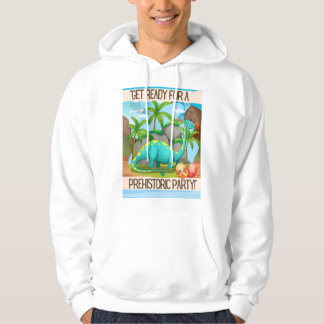 DINOSAUR  QUOTE CARTOON HOODIE
