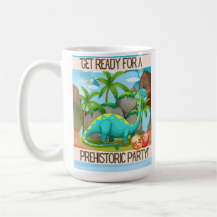 DINOSAUR QUOTE DESIGN COFFEE MUG