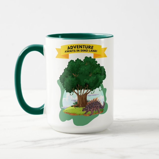 DINOSAUR QUOTE DESIGN MUG (Left)
