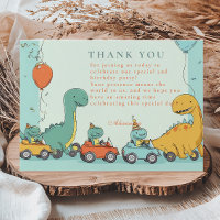 Dinosaur Race Car 2nd Birthday