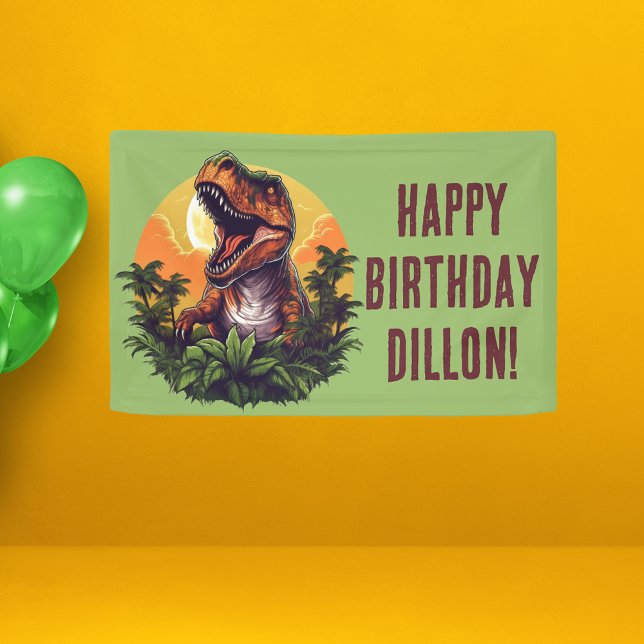 Dinosaur Rawr Birthday Banner (Creator Uploaded)