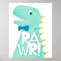 Dinosaur RAWR Nursery Kids Room