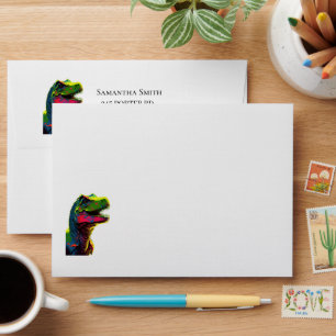 Dinosaur Rawr-some wishes, Envelope