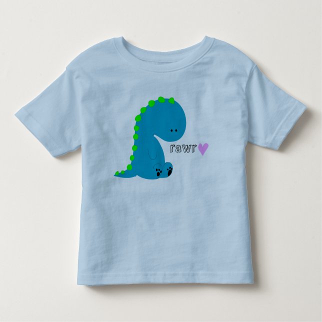 dinosaur rawr toddler shirt (Front)