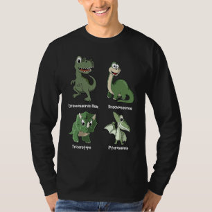 Dinosaur Rex Pterosauria Triceratops Brachiosaurus T-Shirt