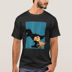 Dinosaur Rex Shadow Figure Dino For A Kids And Adu T-Shirt