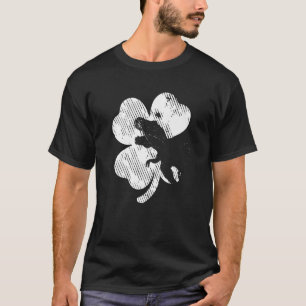 Dinosaur Rex St Patricks Day Shamrock Adults Men B T-Shirt