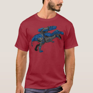 Dinosaur Robot Dino T-Rex Cyberpunk Tyrannosaur T-Shirt