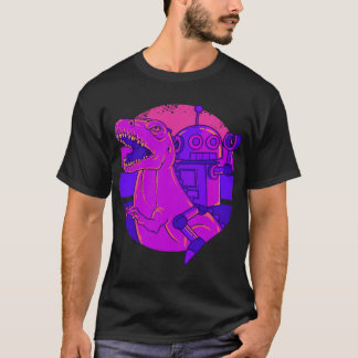 Dinosaur Robot Vintage T Rex T-Shirt