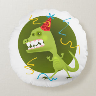 Dinosaur Round Cushion
