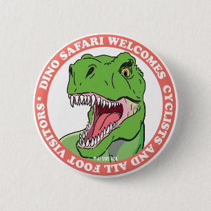 Dinosaur Safari 6 Cm Round Badge