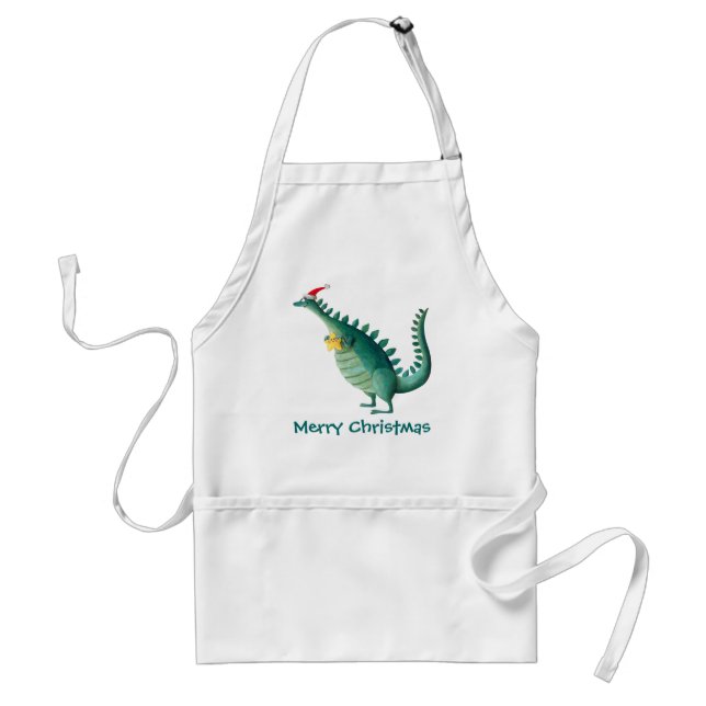Dinosaur - Santa Claus Helper Standard Apron (Front)