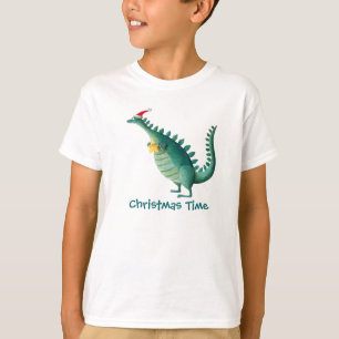 Dinosaur - Santa Claus Helper T-Shirt