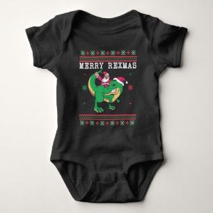 Dinosaur Santa T-Rex Ugly Christmas Sweater