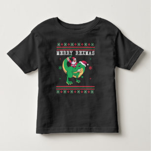 Dinosaur Santa T-Rex Ugly Christmas Sweater