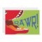 Dinosaur Second Birthday Invitation Card