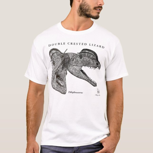 Dinosaur Shirt Dilophosaurus Gregory Paul (Front)