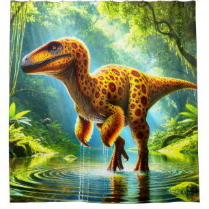Dinosaur Shower Curtain