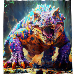 Dinosaur Shower Curtain