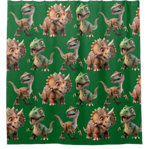 Dinosaur Shower Curtain