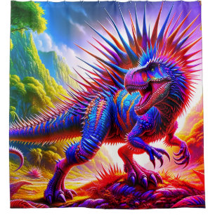 Dinosaur Shower Curtain