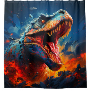 Dinosaur Shower Curtain