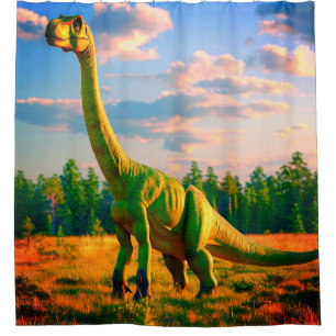 Dinosaur Shower Curtain