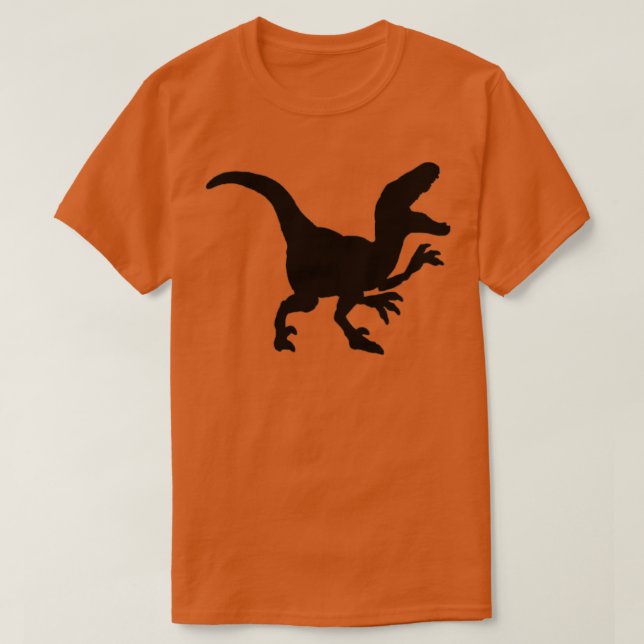 dinosaur silhouette T-Shirt (Design Front)