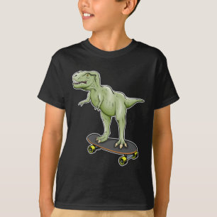 Dinosaur Skateboarding T-rex Dino Dinosaur  T-Shirt
