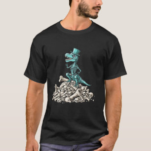 Dinosaur Skeleton Fossil Hunter Paleontologist Gif T-Shirt