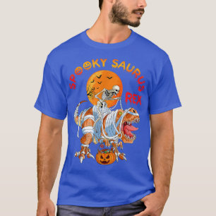 Dinosaur Skeleton T re Scary, Spooky Saurus Re PH  T-Shirt