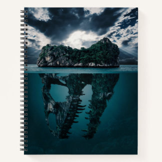 Dinosaur Skull Island Notebook