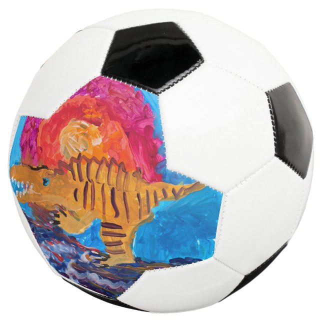 Dinosaur Soccer Ball (Three Quarter)