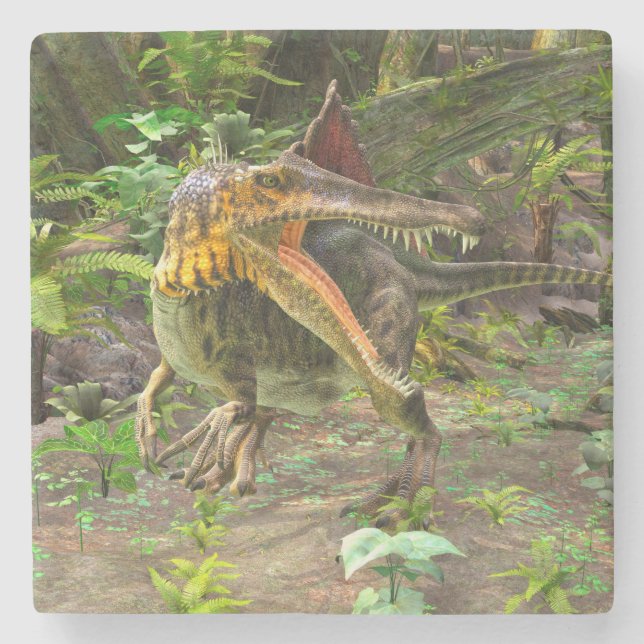 Dinosaur Spinosaurus Stone Coaster (Front)