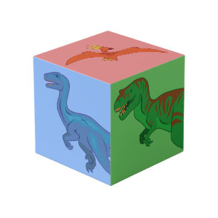 Dinosaur Squares Cube