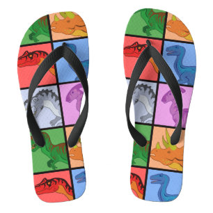Dinosaur Squares Jandals