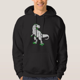 Dinosaur St Patricks Day Boys Kids Toddler Irish Hoodie
