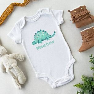 Dinosaur Stegosaurus Baby Bodysuit