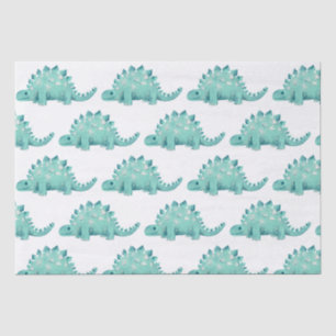 Dinosaur Stegosaurus Kids Birthday Tissue Paper