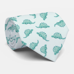 Dinosaur Stegosaurus pattern Tie